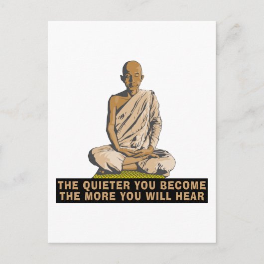 Carte Postale Yoga - Le Tranquille Que Vous Devenez ... (Devant)