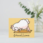 Carte Postale Yoga llama - Svanallama (Debout devant)