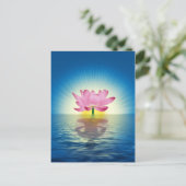 Carte Postale Yoga Lotus (Debout devant)