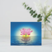 Carte Postale Yoga Lotus (Debout devant)