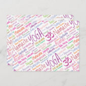 Carte Postale Yoga Lover (Devant / Derrière)