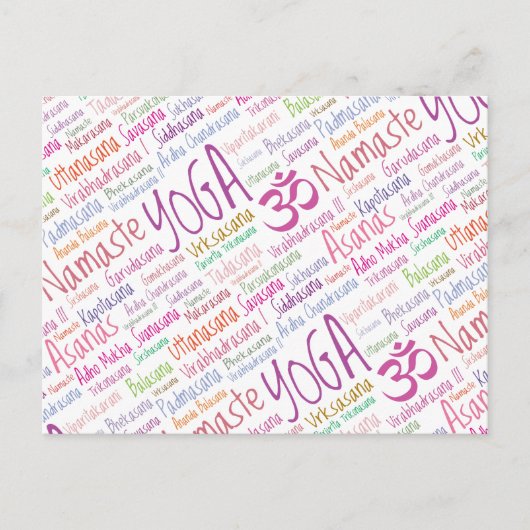 Carte Postale Yoga Lover (Devant)