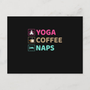Carte Postale Yoga Lover Yoga Café Naps