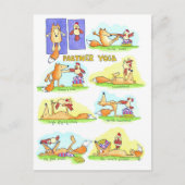 Carte postale Yoga partenaire par Nicole Janes (Devant)