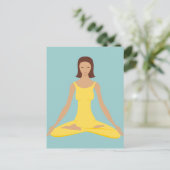Carte Postale Yoga Pose Girl (Debout devant)