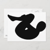 Carte Postale yoga - salto (Devant / Derrière)