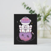 Carte Postale Yoga spatial (Debout devant)