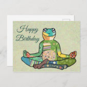 Carte Postale Yogafrosch (Devant / Derrière)