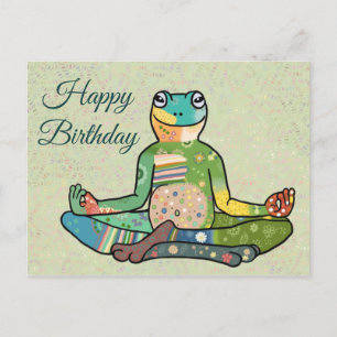 Carte Postale Yogafrosch