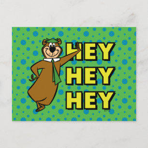 Carte Postale Yogi Bear Hey Hey Hey