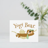 Carte Postale Yogi l'ours Hamac de pique-nique Heure de la siest (Debout devant)