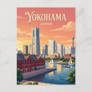 Carte Postale Yokohama, Japon