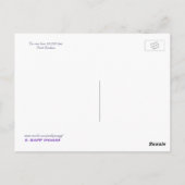 Carte Postale Yonder bleu sauvage (Dos)