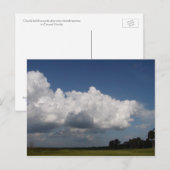 Carte Postale Yonder bleu sauvage (Devant / Derrière)
