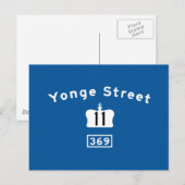 Carte Postale Yonge St 11 (Devant / Derrière)