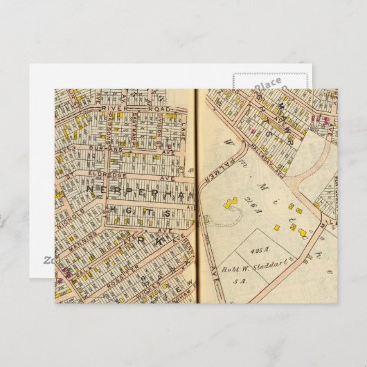 Carte Postale Yonkers, New York (Devant / Derrière)