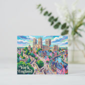 Carte Postale York Angleterre (Debout devant)