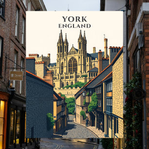 Carte Postale York Angleterre Royaume-Uni Voyage Historique