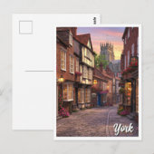 Carte Postale York Angleterre Travel (Devant / Derrière)
