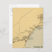 Carte Postale York Harbour, York Beach (Devant / Derrière)