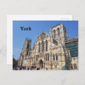 Carte Postale York Minster (Devant / Derrière)