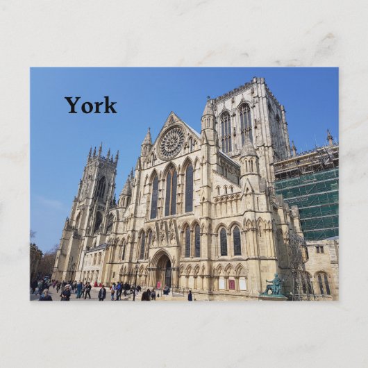 Carte Postale York Minster (Devant)