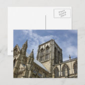 Carte postale York Minster, Yorkshire, Angleterre (Devant / Derrière)
