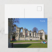 Carte Postale York Museum Gardens (Devant / Derrière)