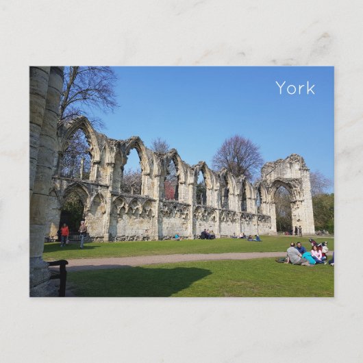Carte Postale York Museum Gardens (Devant)