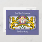Carte Postale York Rite Lions (Devant / Derrière)