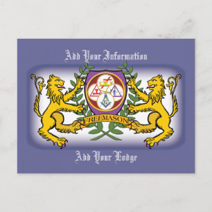 Carte Postale York Rite Lions