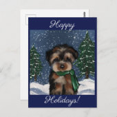 CARTE POSTALE YORKIE (Devant / Derrière)