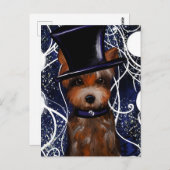 CARTE POSTALE YORKIE (Devant / Derrière)