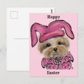 Carte Postale Yorkie (Devant / Derrière)