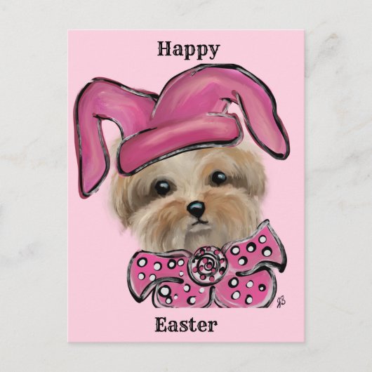 Carte Postale Yorkie (Devant)