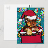 Carte Postale Yorkie (Devant / Derrière)
