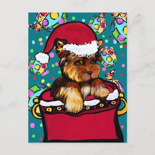 Carte Postale Yorkie (Devant)