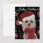 Carte Postale Yorkie (Devant / Derrière)
