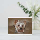 Carte Postale Yorkie (Debout devant)