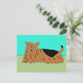 Carte Postale Yorkie (Debout devant)