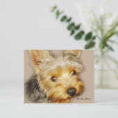Carte postale Yorkie Love (Debout devant)