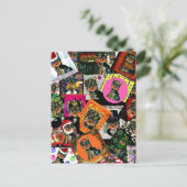 CARTE POSTALE YORKIE POO (Debout devant)