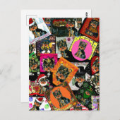 CARTE POSTALE YORKIE POO (Devant / Derrière)