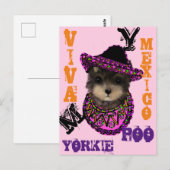 Carte Postale Yorkie Poo (Devant / Derrière)