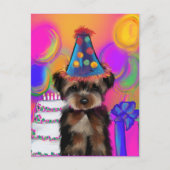 CARTE POSTALE YORKIE POO         (Devant)