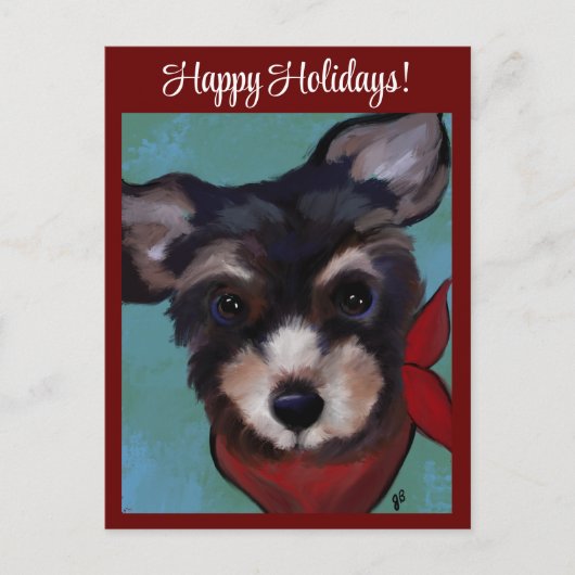 Carte Postale Yorkie Poo (Devant)