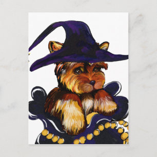 CARTE POSTALE YORKIE POO