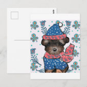 Carte Postale Yorkie Poo  (Devant / Derrière)