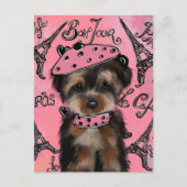 CARTE POSTALE YORKIE POO (Devant)