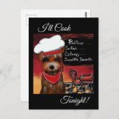 CARTE POSTALE YORKIE POO (Devant / Derrière)